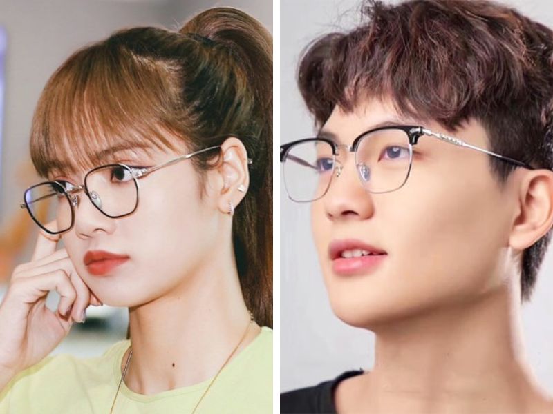 Loại kính phù hợp với người có trán cao